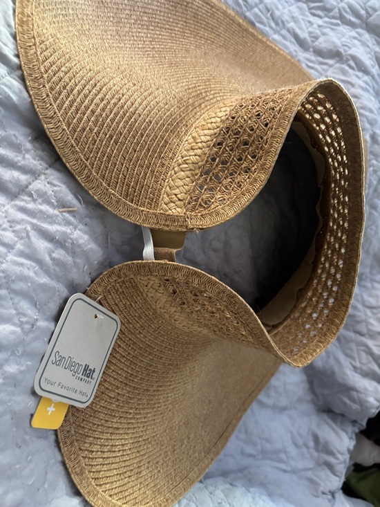 San Diego Hat Company Accessories - San Diego Hat Company Straw Visor UPF 50 Sun Block